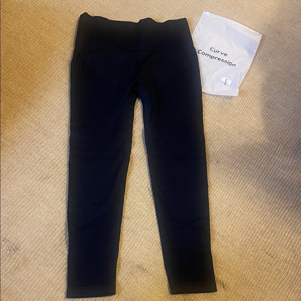 Curve Compression textured compression black Legg… - image 1